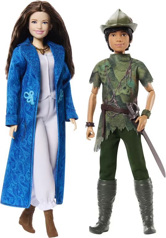 Imagen relacionada con Mattel Disney - Pack figuras Peter Pan y Wendy