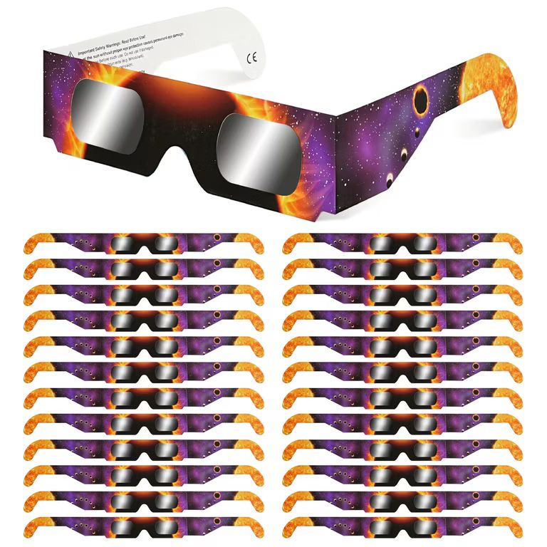 Imagen relacionada con Pack de 25 unidades - Gafas Eclipse Solar Homologadas