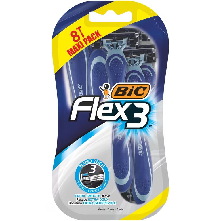 Imagen relacionada con BIC Flex3 Maquinillas de Afeitar para Hombre – Blíster de 8 unidades