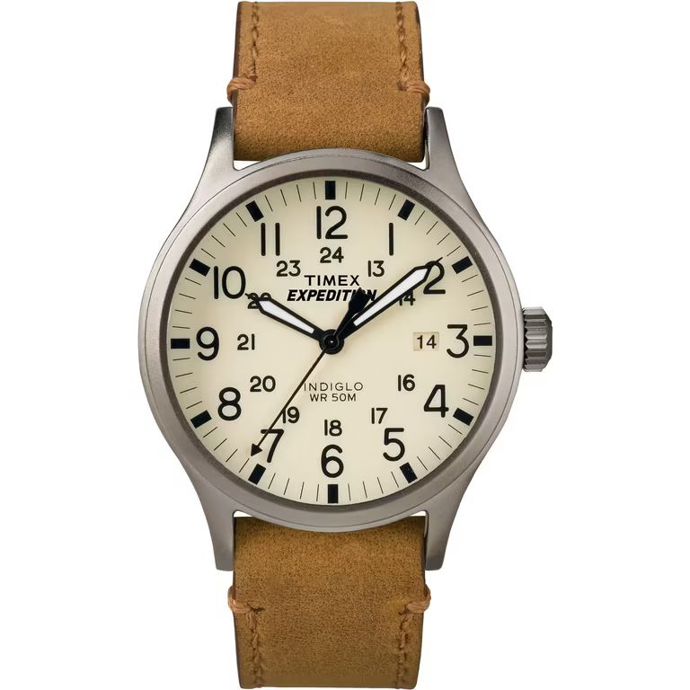 Imagen relacionada con Timex Men's Expedition Scout 40mm Leather Strap Watch