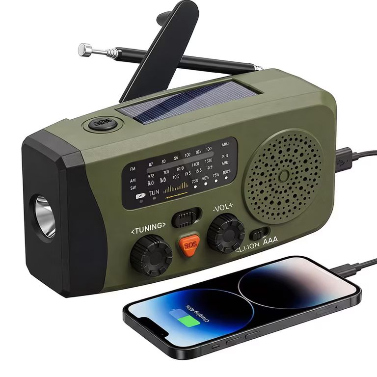 Radio Emergencia RD3 2000mAh Solar + Manivela