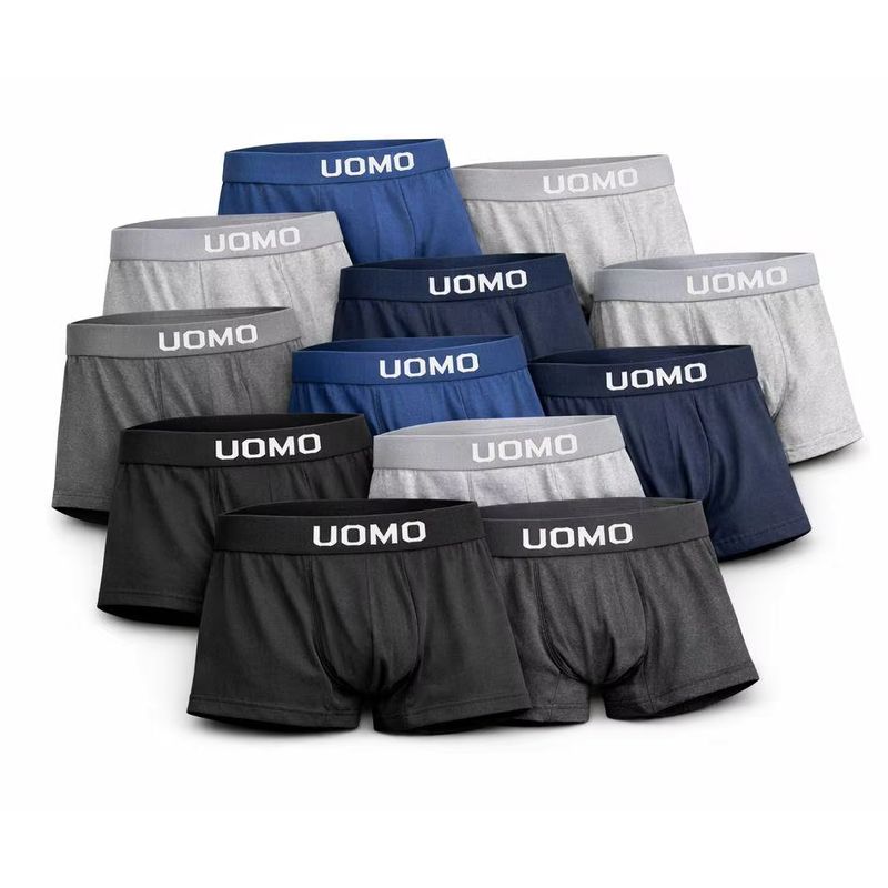 Imagen relacionada con 12x Pack 12 calzoncillos boxer para hombre: cómodos, transpirables y adaptables, 95% algodón + 5% elastano, colores surtidos, talla ajustable — ideal para deporte y uso diario
