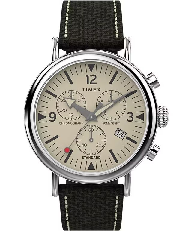 Imagen relacionada con Timex Reloj cronógrafo para Hombre con Correa de Tela estándar Chrono