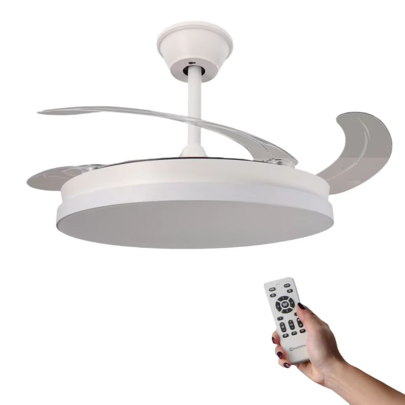 Ventilador De Techo LED 106cm Con Luz 30W y Control Remoto