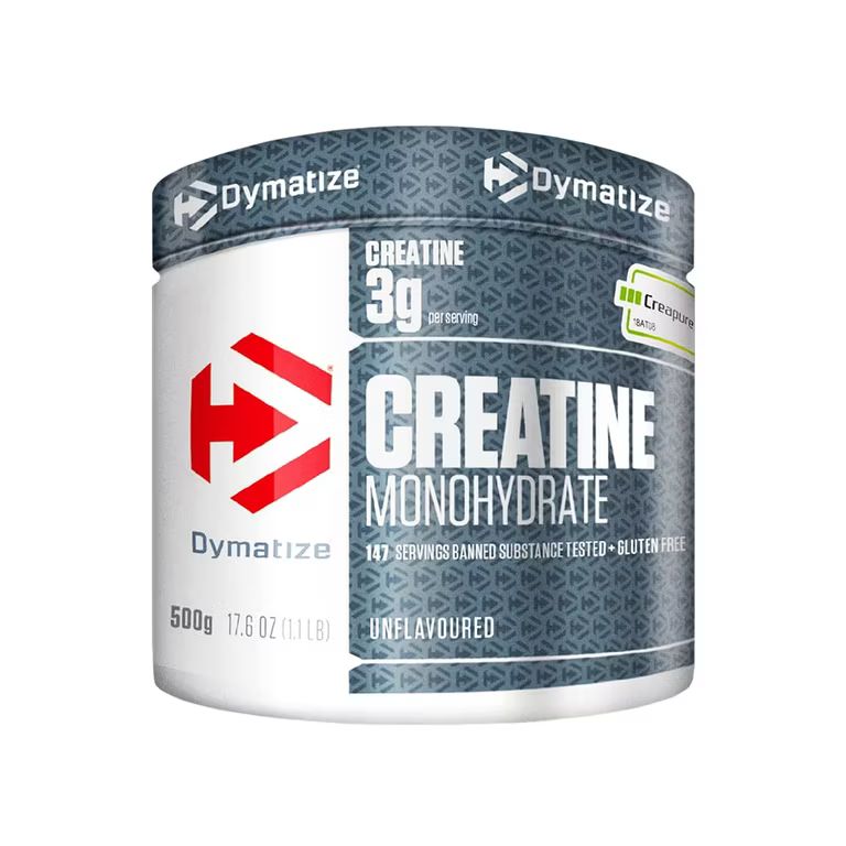 Imagen relacionada con Dymatize Creatine Monohydrate Unflavoured Powder 500g - 100% Creapure Creatine - Aminoácidos - Creatina