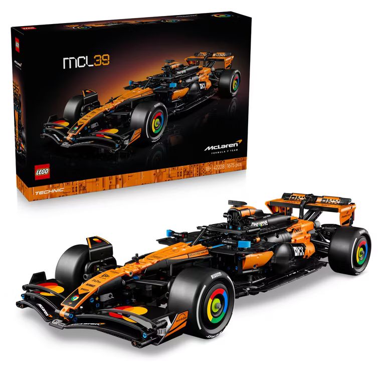 Imagen relacionada con LEGO Technic Coche McLaren MCL39 F1 - Kit de Maquetas para Adultos - Coche de Fórmula 1 Coleccionable con Motor V6, Diferencial