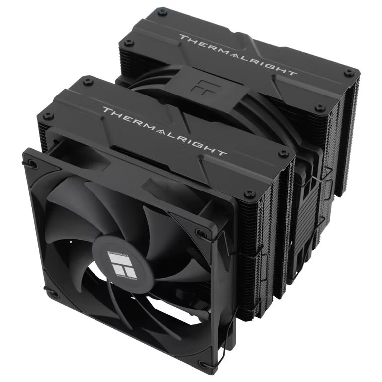 Imagen relacionada con Disipador de cpu Thermalright Peerless Assassin 140 Black, Doble Torre con 6 Tubos de Calor, Doble Ventilador PWM de 1500RPM