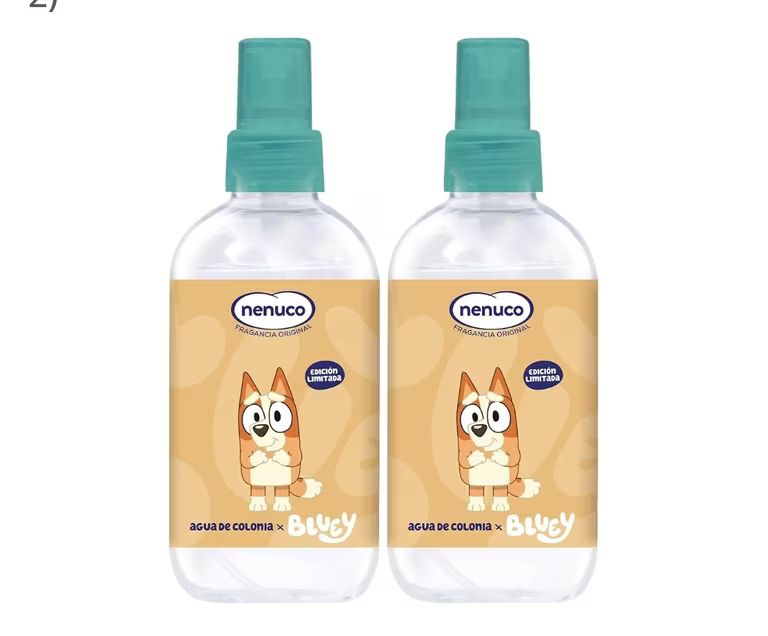 Imagen relacionada con X2. Nenuco agua de colonia fragancia original formato spray 240 ml, Edición Limitada Bingo(Bluey) recomendada para bebés a partir de 3 meses