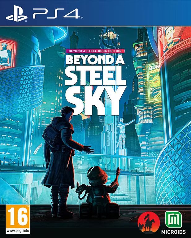 Imagen relacionada con Videojuego Beyond a Steel Sky (importación) para PS4 (Aventura Ciberpunk | Charles Cecil & Dave Gibbons | Microids)