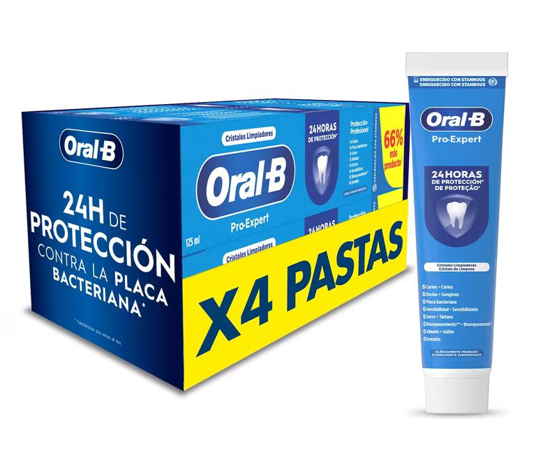 Imagen relacionada con Oral-B Pro-Expert Protección Profesional Pasta de Dientes, Pack 4x125 ml