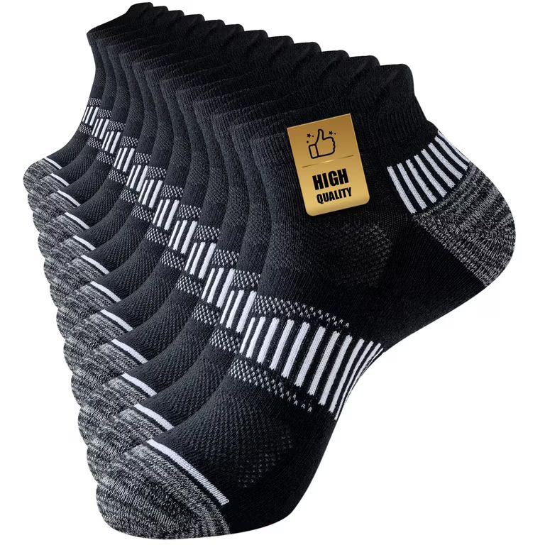 Calcetines Deportivos Hombre 6 Pares Cortos Acolchados