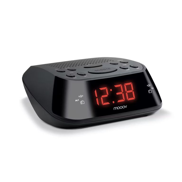 Imagen relacionada con (Reaco - como nuevo) Metronic - Radio Despertador Digital con Reloj LED Rojo, pequeño,