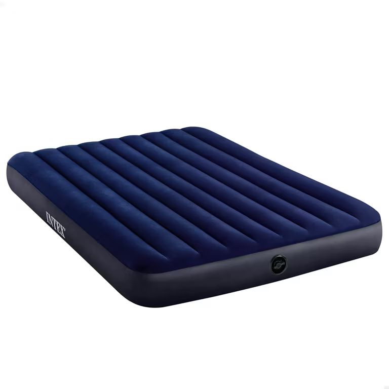 Imagen relacionada con Intex Colchón hinchable Dura-Beam, Cama de aire inflable, 152x203x25cm, Azul