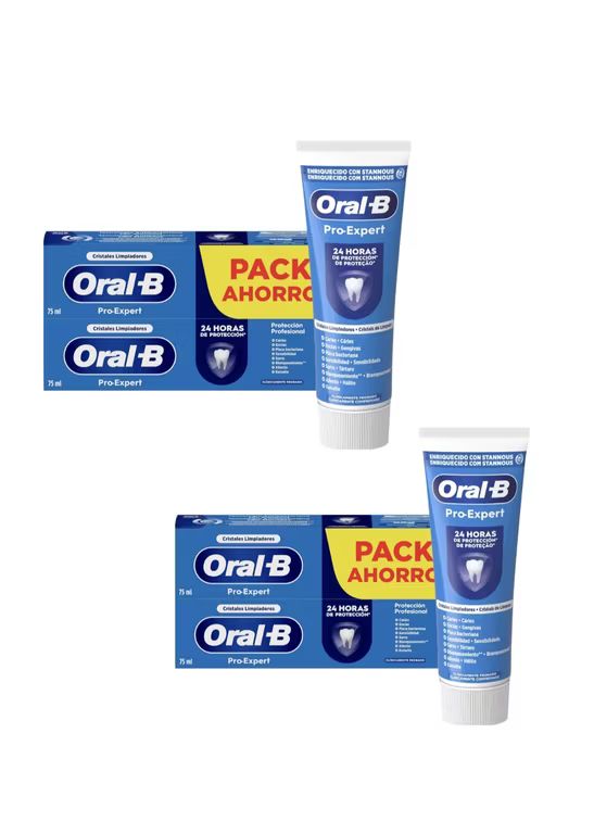 4 Tubos Oral-B Pro-Expert Protección Profesional Pasta de Dientes