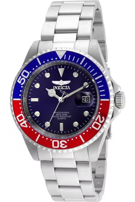 Imagen relacionada con Invicta Pro Diver 24946 “Pepsi” 40 mm por 66 € | Cuarzo, 200 m de resistencia al agua