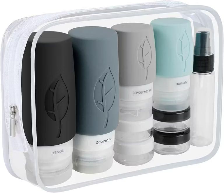 Botellas De Viaje De Silicona – 17 Piezas Reutilizables