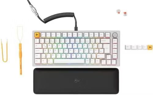 Imagen relacionada con GLORIOUS GMMK Pro 75% Teclado Mecánico Hot Swap QWERTZ DE
