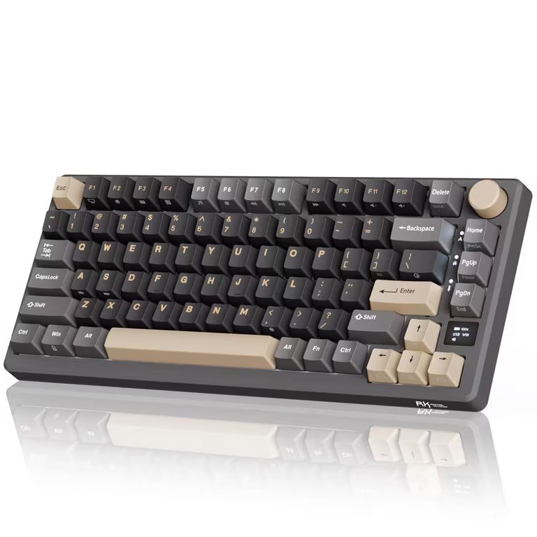 Imagen relacionada con RK ROYAL KLUDGE M75 Teclado Mecánico Inalámbrico, 75% - Bluetooth/2.4G/USB-C