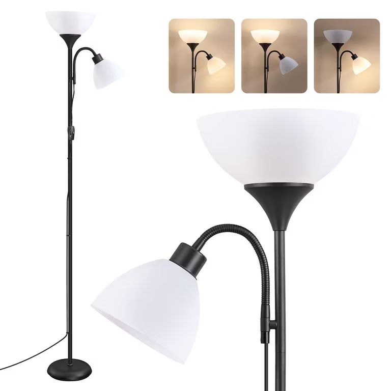 Imagen relacionada con VASAGLE Lámpara de Pie LED de Hierro