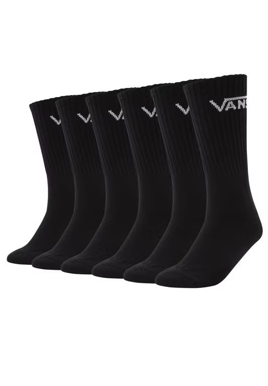 Imagen relacionada con 3 pares calcetines Vans. Negro, beige y blanco.