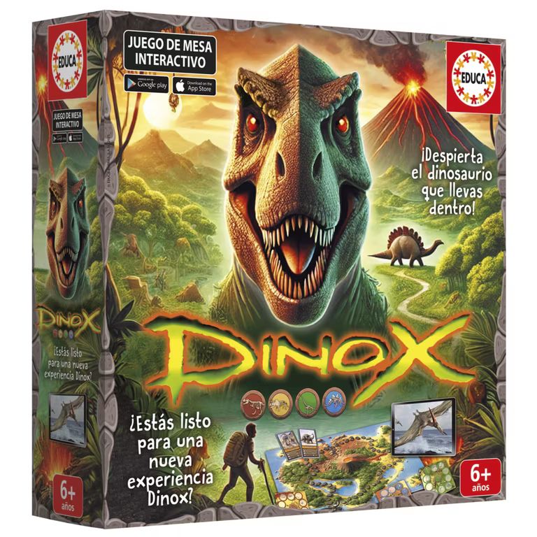 Imagen relacionada con Dinox Juego de Mesa Interactivo Dinosaurios