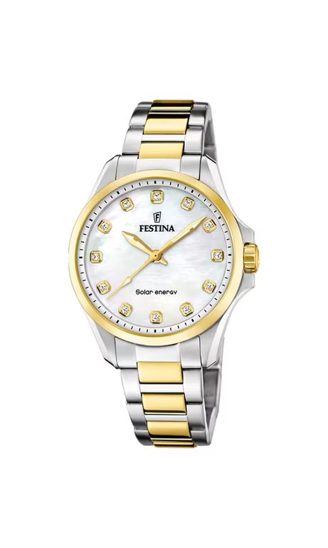 Imagen relacionada con Festina Reloj Solar Mujer de Acero Inoxidable 316l Multi