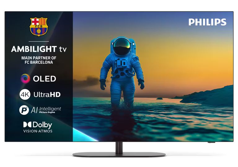 Imagen relacionada con Philips Ambilight 48OLED820 4K OLED Smart TV - AI Picture, Google TV, Dolby Vision y Sonido Dolby Atmos